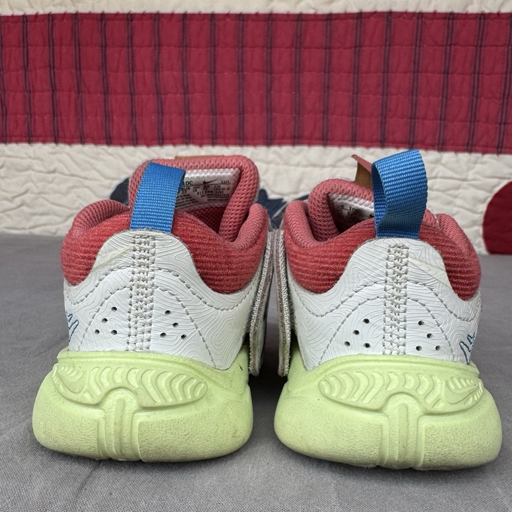 Size 10c - (TD) Nike Team Hustle D11 Summit White Barely Volt FJ1394-100 - Picture 5 of 8